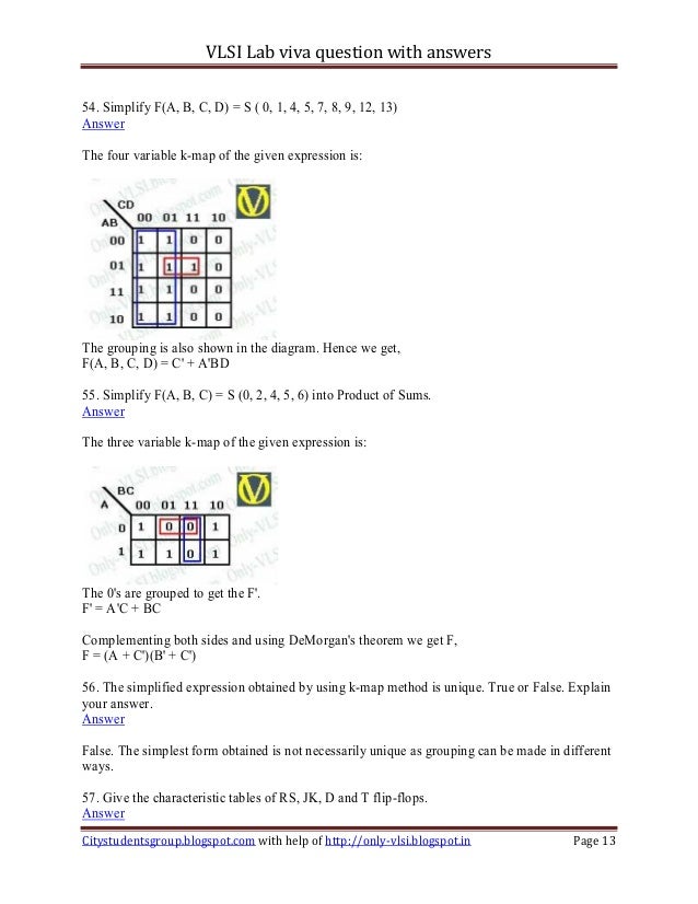 Vlsi lab viva question with answers