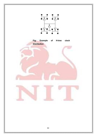 80
Fig: Example of H-tree clock
distribution
 