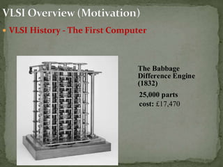 Very Large Scale Integrated Circuits VLSI Overview | PPTX