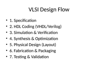 VLSI Presentation cmos degree ...