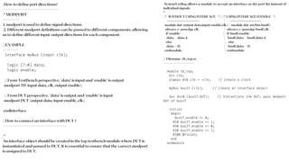 VLSI System Verilog Notes with Coding Examples | PDF image.