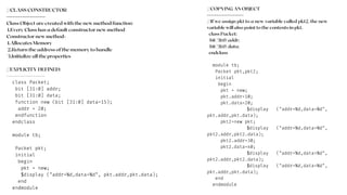 VLSI System Verilog Notes with Coding Examples | PDF