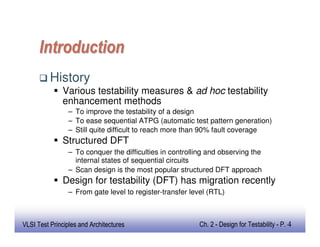 VLSI Design for testability notes for ece | PDF