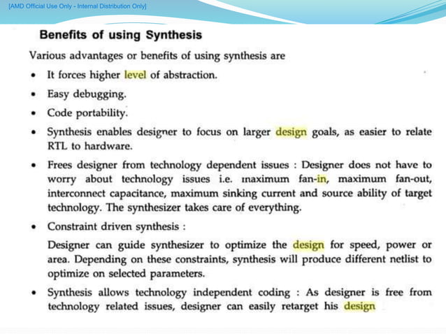 Vlsi Synthesis | PPTX