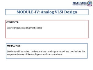 Analog VLSI Design | PPT