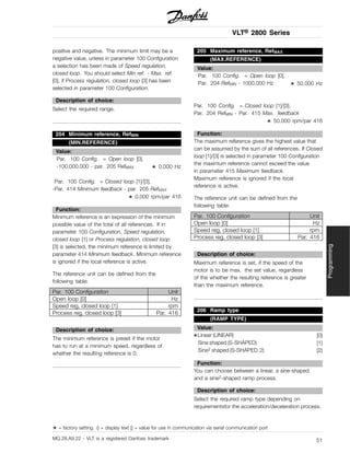 Manual de Danfoss 2800 | PDF