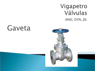 Gaveta ANSI, DYN, JIS 