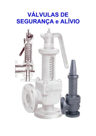 VÁLVULAS DE
SEGURANÇA e ALÍVIO
 