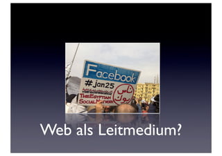 Web als Leitmedium?
 