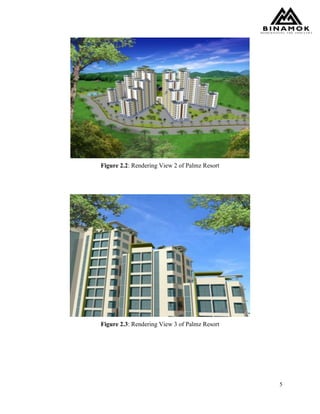 5
Figure 2.2: Rendering View 2 of Palmz Resort
Figure 2.3: Rendering View 3 of Palmz Resort
 