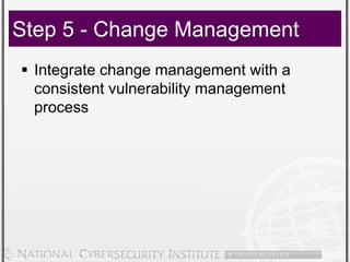 10 Steps to Building an Effective Vulnerability Management Program | PDF