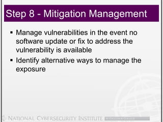 10 Steps to Building an Effective Vulnerability Management Program | PDF