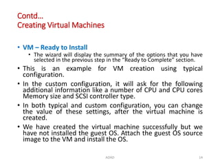 Practical Implementation of Virtual Machine | PPTX