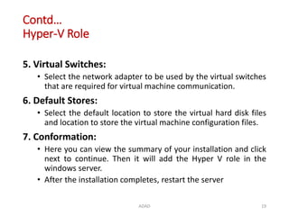 Practical Implementation of Virtual Machine | PPTX