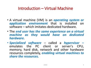 Practical Implementation of Virtual Machine | PPTX