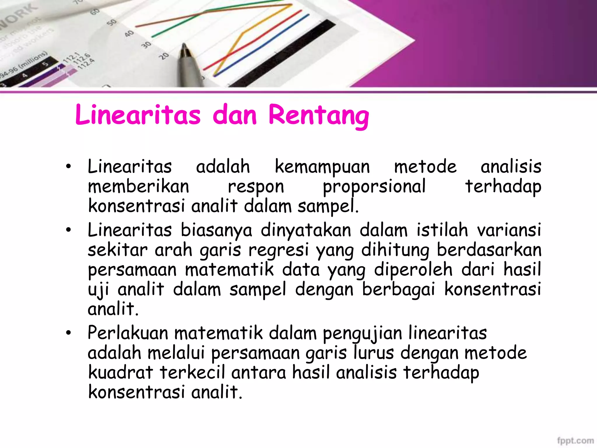 Validasi Metode Analisis | PPTX