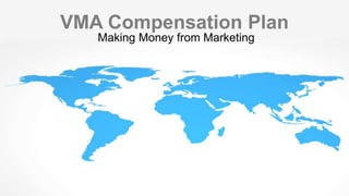 Making Money from Marketing
VMA Compensation Plan
 