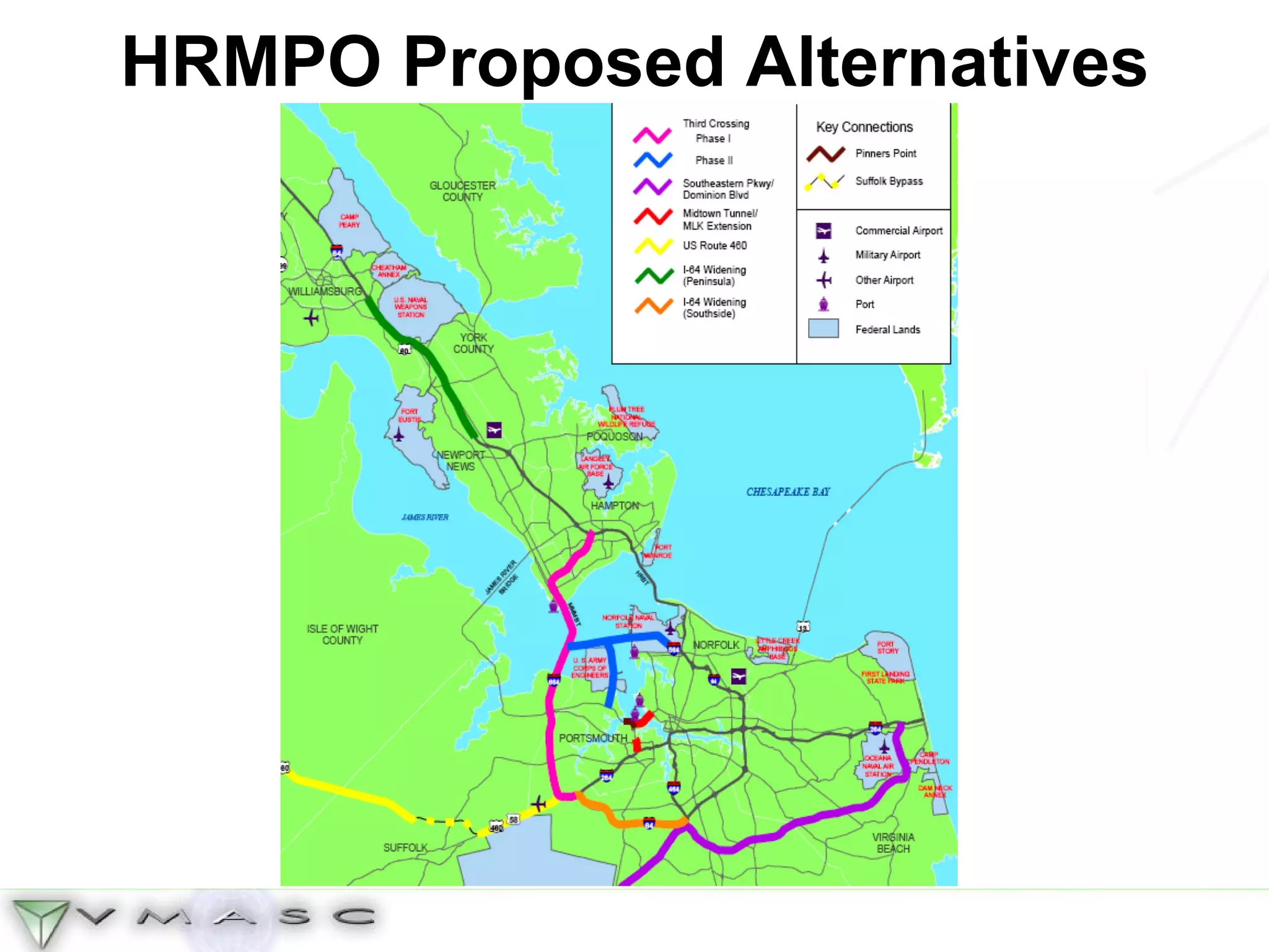 HRMPO Proposed Alternatives 