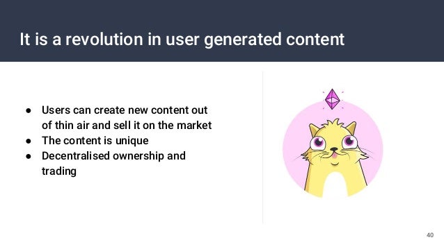 Cryptokitties: (Crypto) Business model innovation