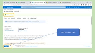 Click to create a VM