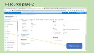 Resource page-2
Click Connect