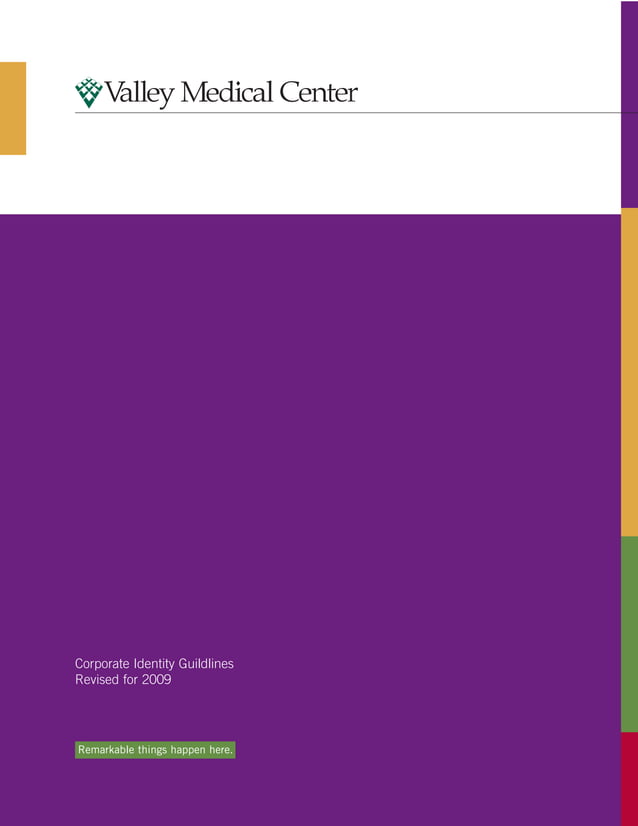 Valley Medical Center Style Guide PDF