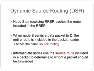 MOBILE COMPUTING MANETS,ROUTING ALGORITHMS | PPTX