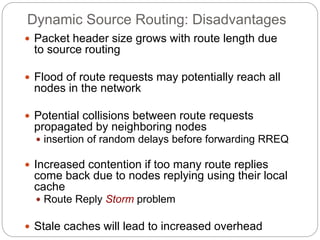 MOBILE COMPUTING MANETS,ROUTING ALGORITHMS | PPTX