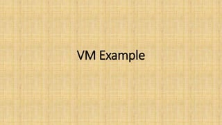 VM Example
 
