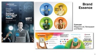 Brand 
Essence 
Comcast 
Magazine ad, Newspaper 
and Mailer 
31 
 