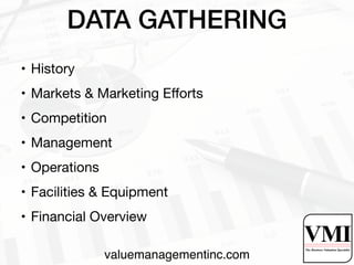 The Valuation Process - Value Management Inc | PDF