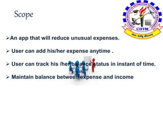 expense maneger | PPTX