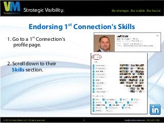 Strategic Visibility. Be strategic. Be visible. Be found.
© 2014 Visibly Media LLC. All rights reserved. lisa@visiblymedia...