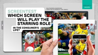 multiscreen-onderzoek


screentest
                     door TNS in opdracht van VMMTV




Which screen
   will play the
   starring role
 in the consumer’s
 life?




                                                      TNS & VMMTV RESEARCH
 