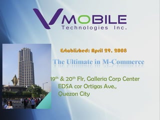 19 th  & 20 th  Flr, Galleria Corp Center EDSA cor Ortigas Ave.,  Quezon City 