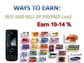 Earn 10-14 %Earn 10-14 %
 