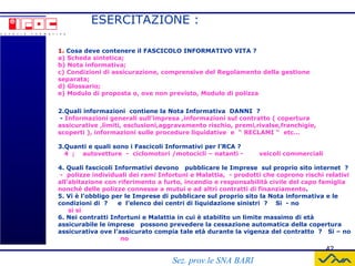 Lettera di disdetta assicurazione vita generali