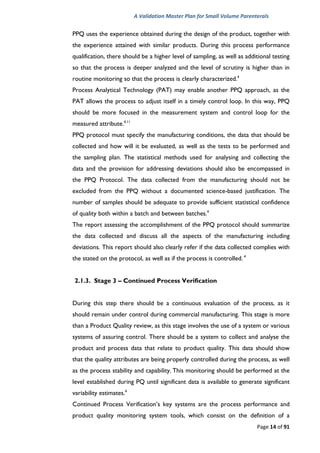 Ppqe Methods VALIDATION MASTER PLAN | PDF