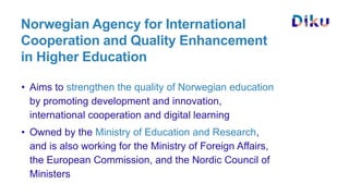 Virtual Mobility in Norway: Policy development and a case | PPT