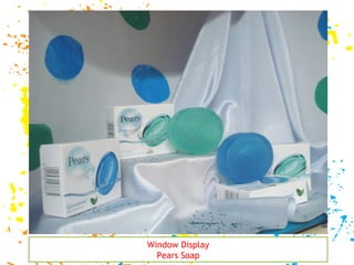 Window Display Pears Soap 