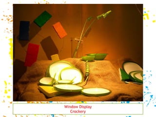 Window Display Crockery 