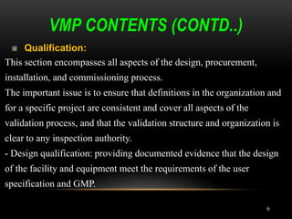 Vish- Validation Master Plan | PPTX
