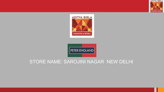 STORE NAME: SAROJINI NAGAR NEW DELHl
 