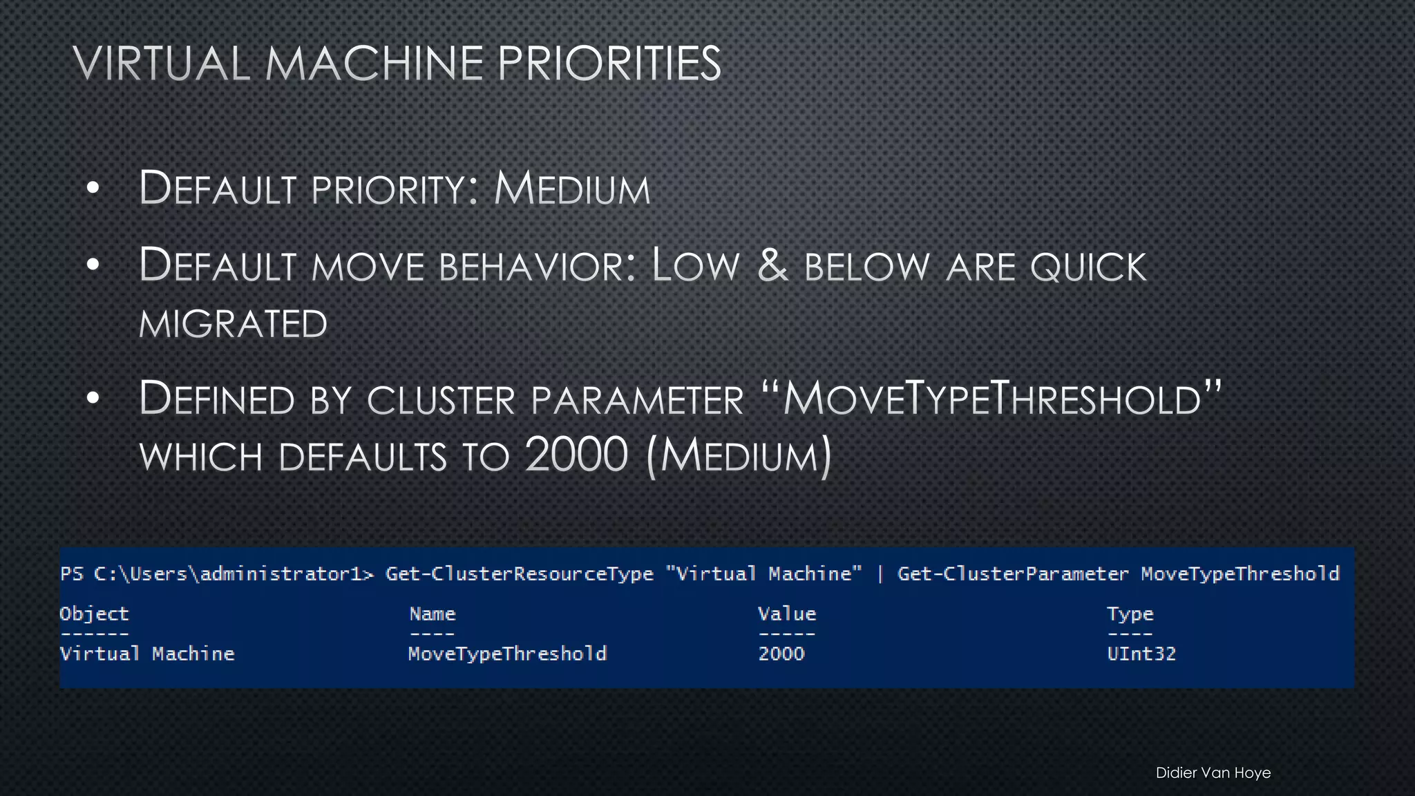 Didier Van Hoye
•
•
•
 