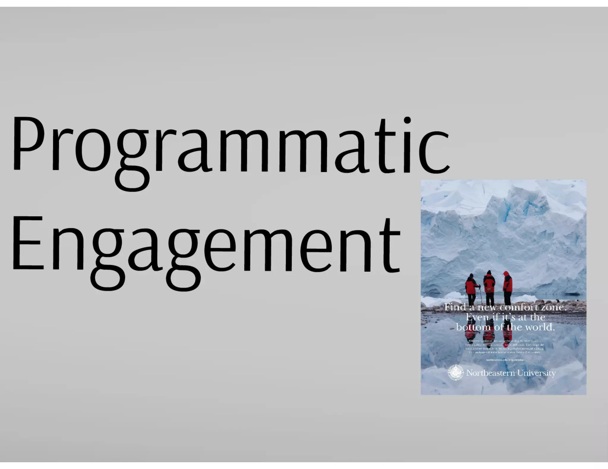 A Case Study: Northeastern University