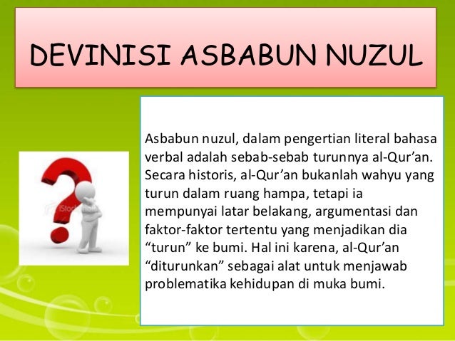 Asbabun Nuzul