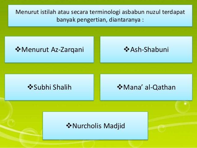 makalah asbabun nuzul pdf beserta footnote