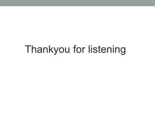 Thankyou for listening
 