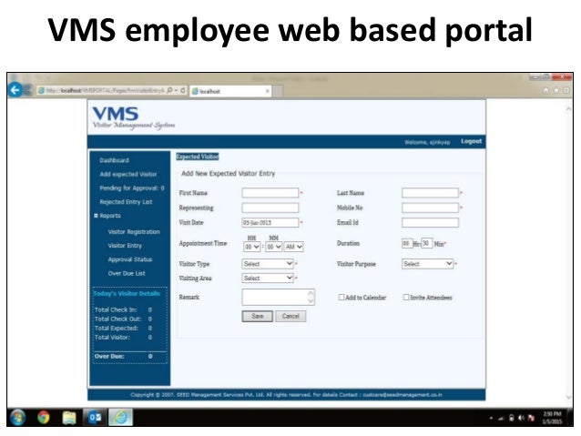 visitor management system
