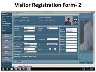 Visitor Management System | PPTX